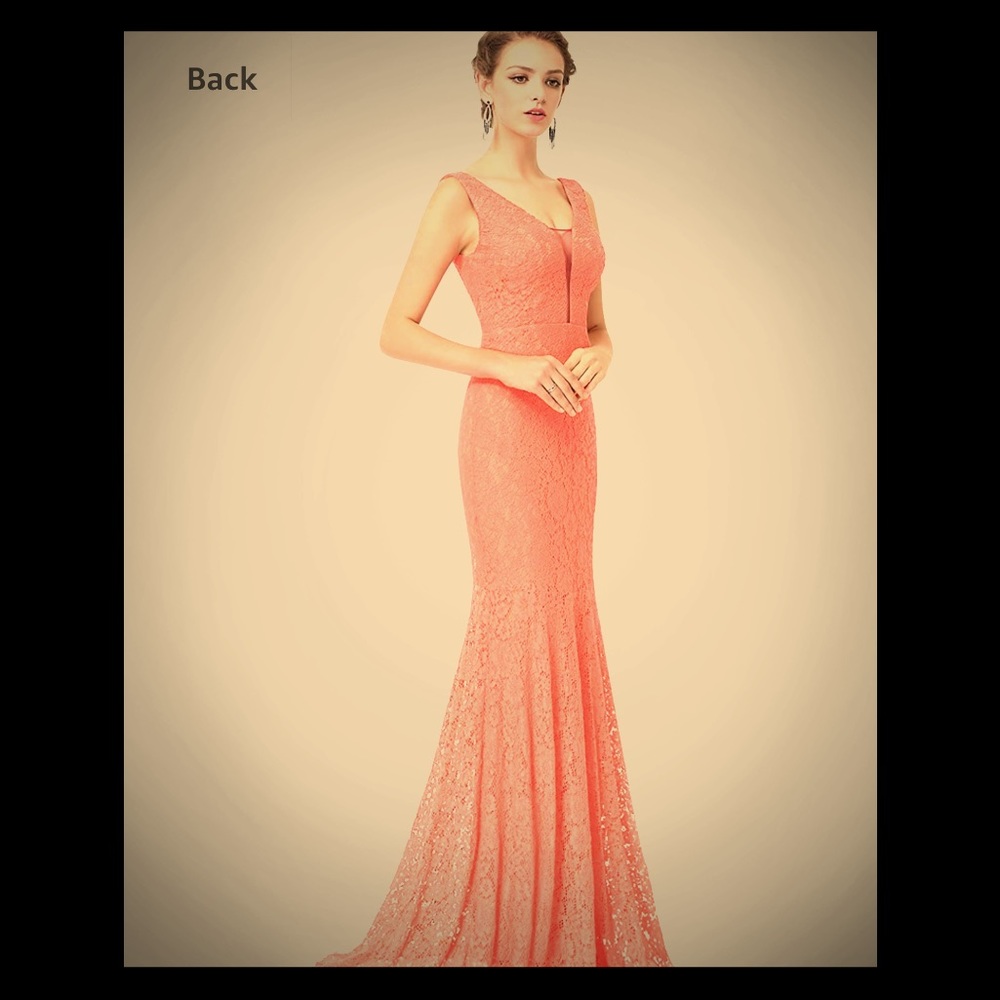 Size 8 (medium) blush pink lace dress
